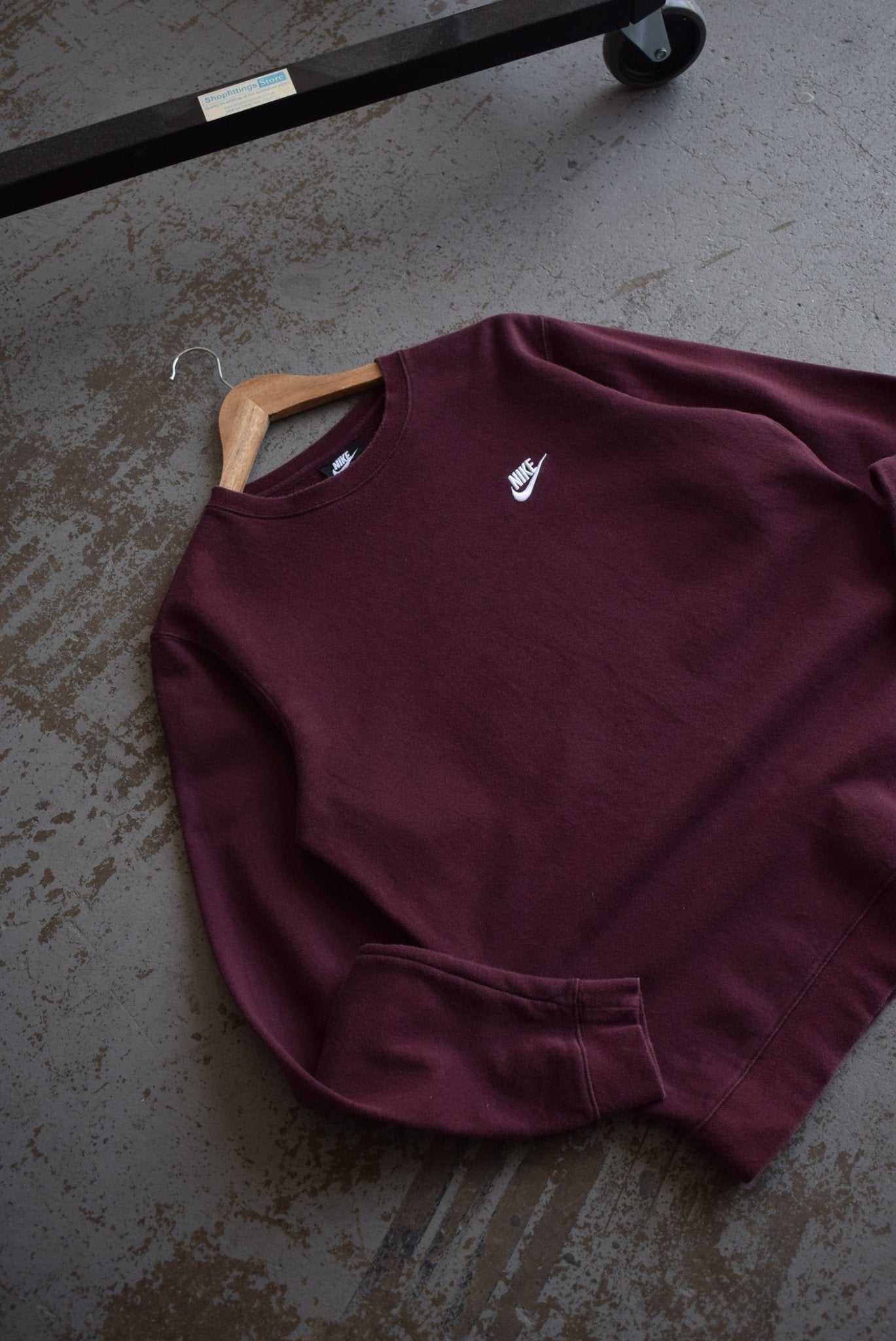 Vintage Nike Classic Logo Embroidered Crewneck (M) - Retrospective Store