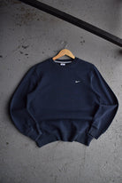 Vintage Nike Classic Logo Embroidered Crewneck (M) - Retrospective Store