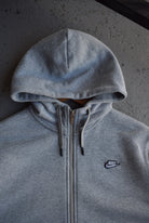 Vintage Nike Classic Logo Embroidered Full Zip Hoodie (M/L) - Retrospective Store