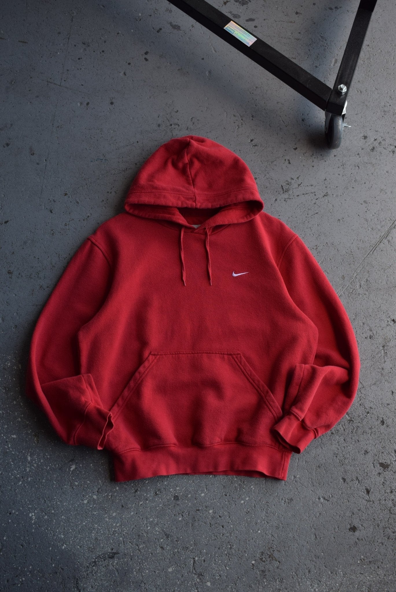 Vintage Nike Classic Logo Embroidered Hoodie (S) - Retrospective Store