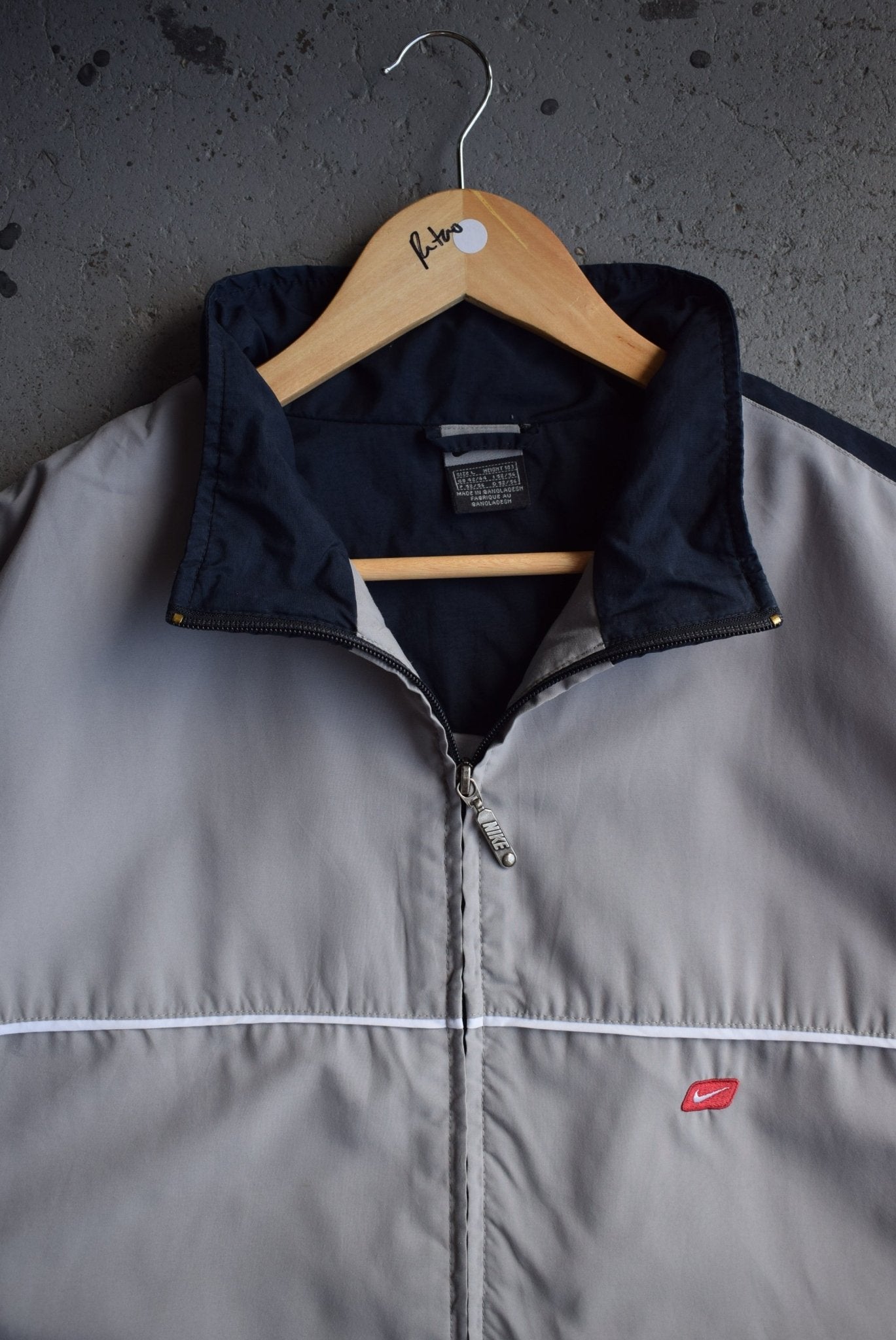 Vintage Nike Classic Logo Embroidered Jacket (L) - Retrospective Store