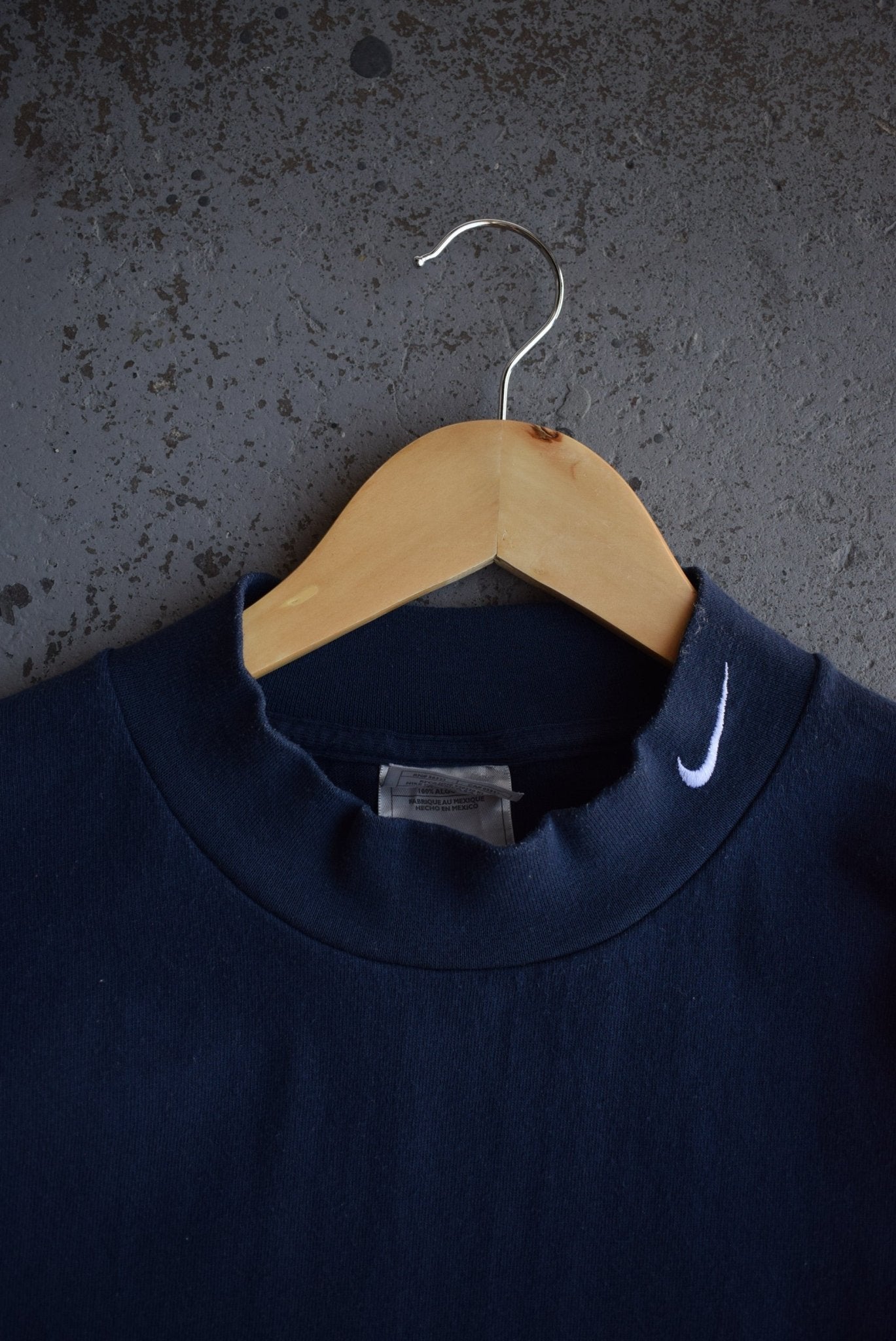 Vintage Nike Classic Logo Embroidered Mockneck (L) - Retrospective Store