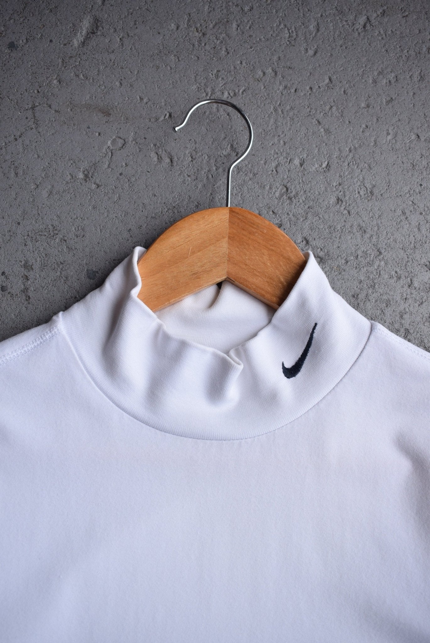 Vintage Nike Classic Logo Embroidered Mockneck (S/M) - Retrospective Store
