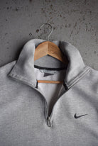 Vintage Nike Classic Logo Embroidered Quarter Zip (L) - Retrospective Store
