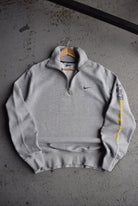 Vintage Nike Classic Logo Embroidered Quarter Zip (L) - Retrospective Store
