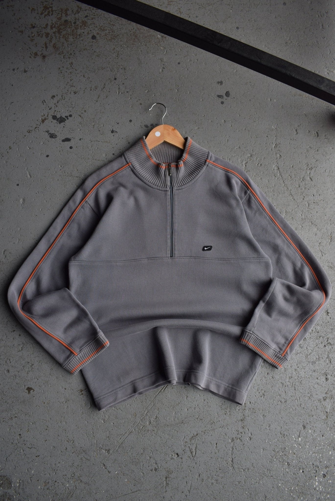 Vintage Nike Classic Logo Embroidered Quarter Zip (M) - Retrospective Store