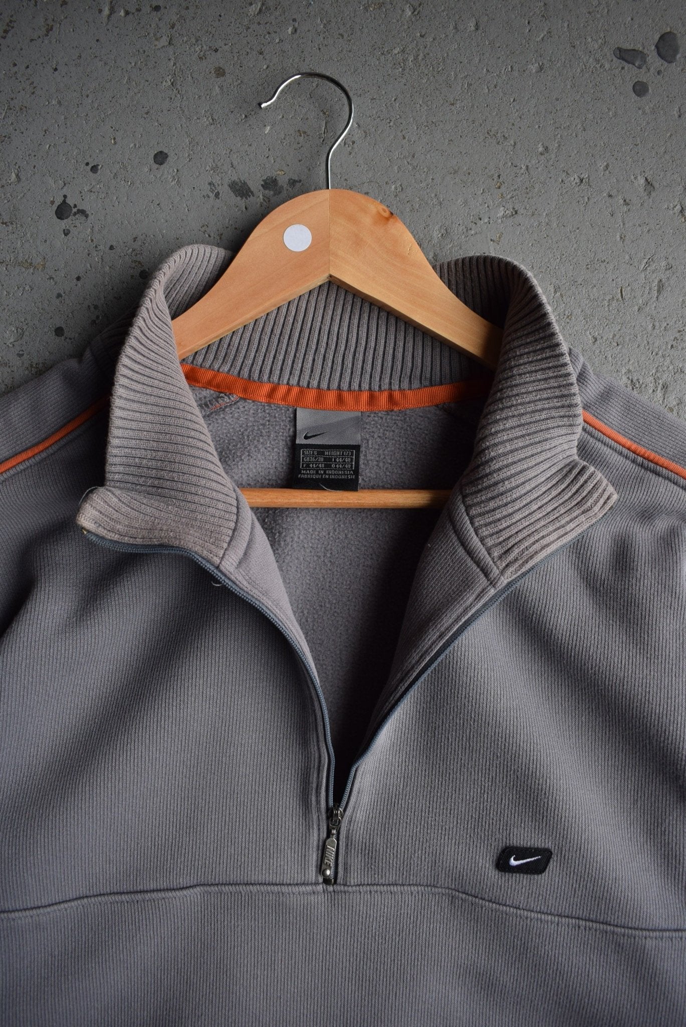 Vintage Nike Classic Logo Embroidered Quarter Zip (M) - Retrospective Store