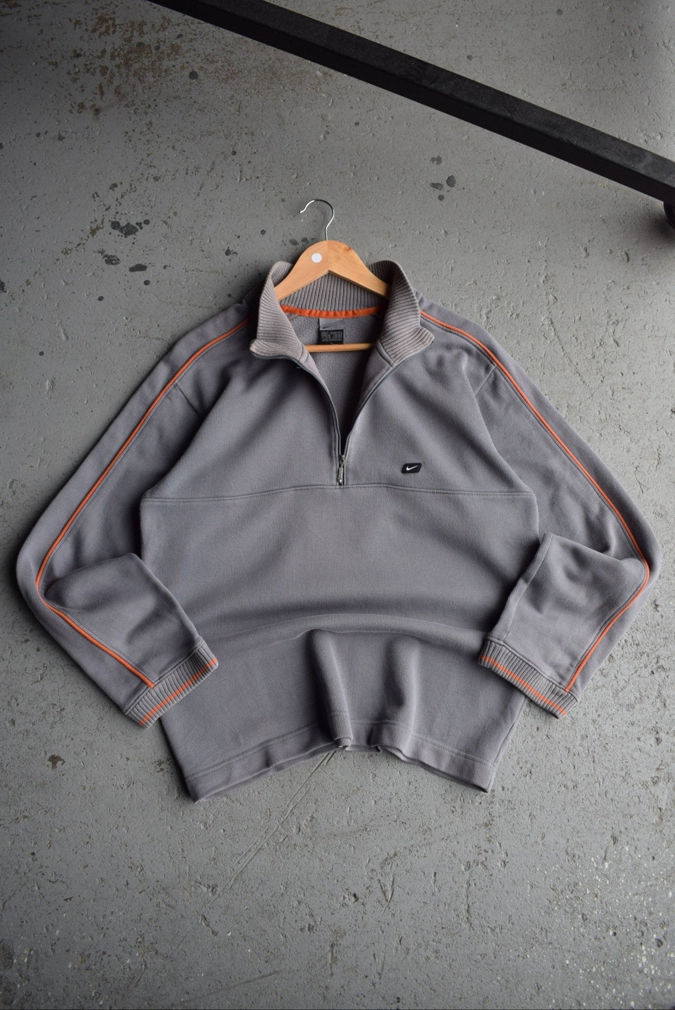 Vintage Nike Classic Logo Embroidered Quarter Zip (M) - Retrospective Store