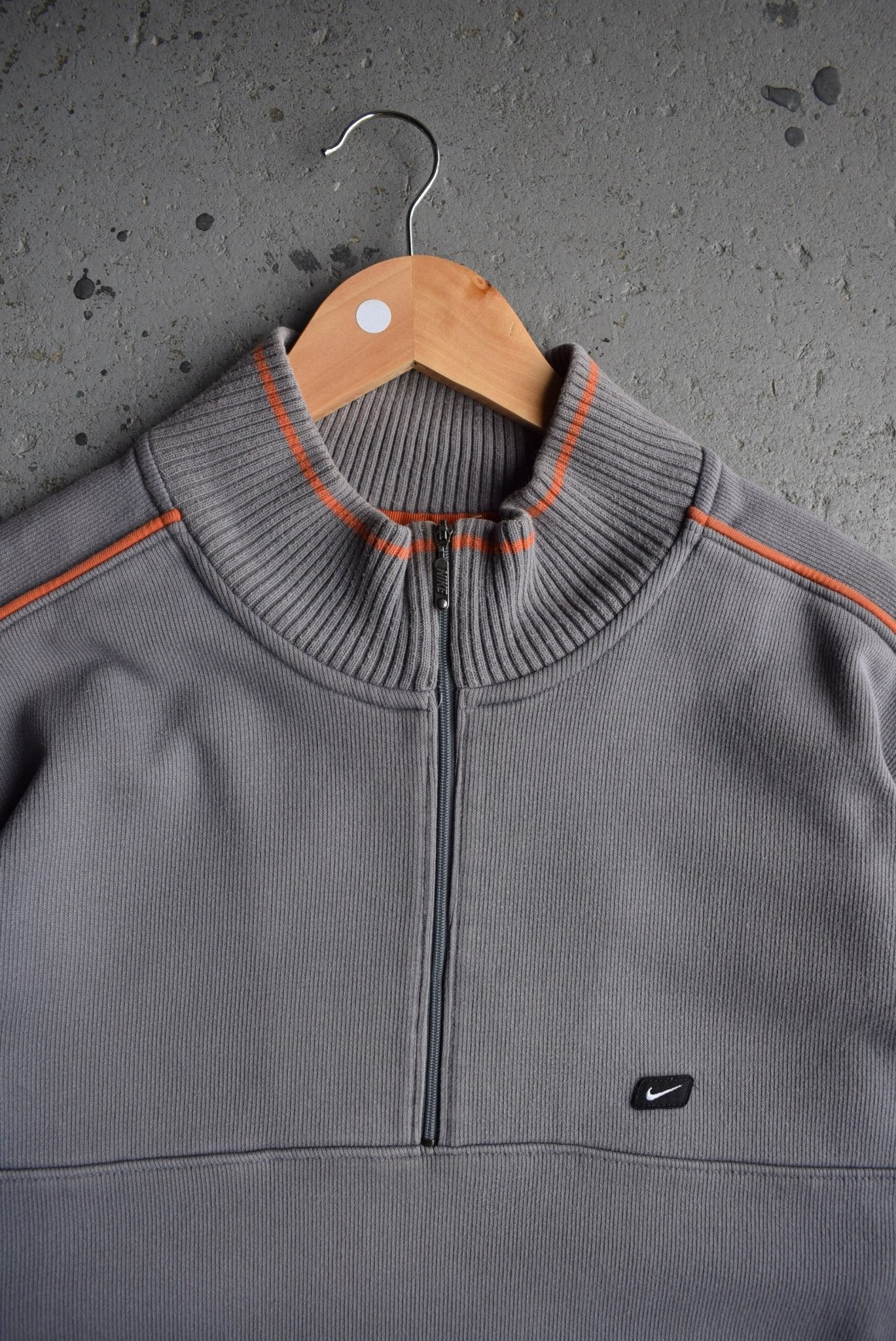 Vintage Nike Classic Logo Embroidered Quarter Zip (M) - Retrospective Store