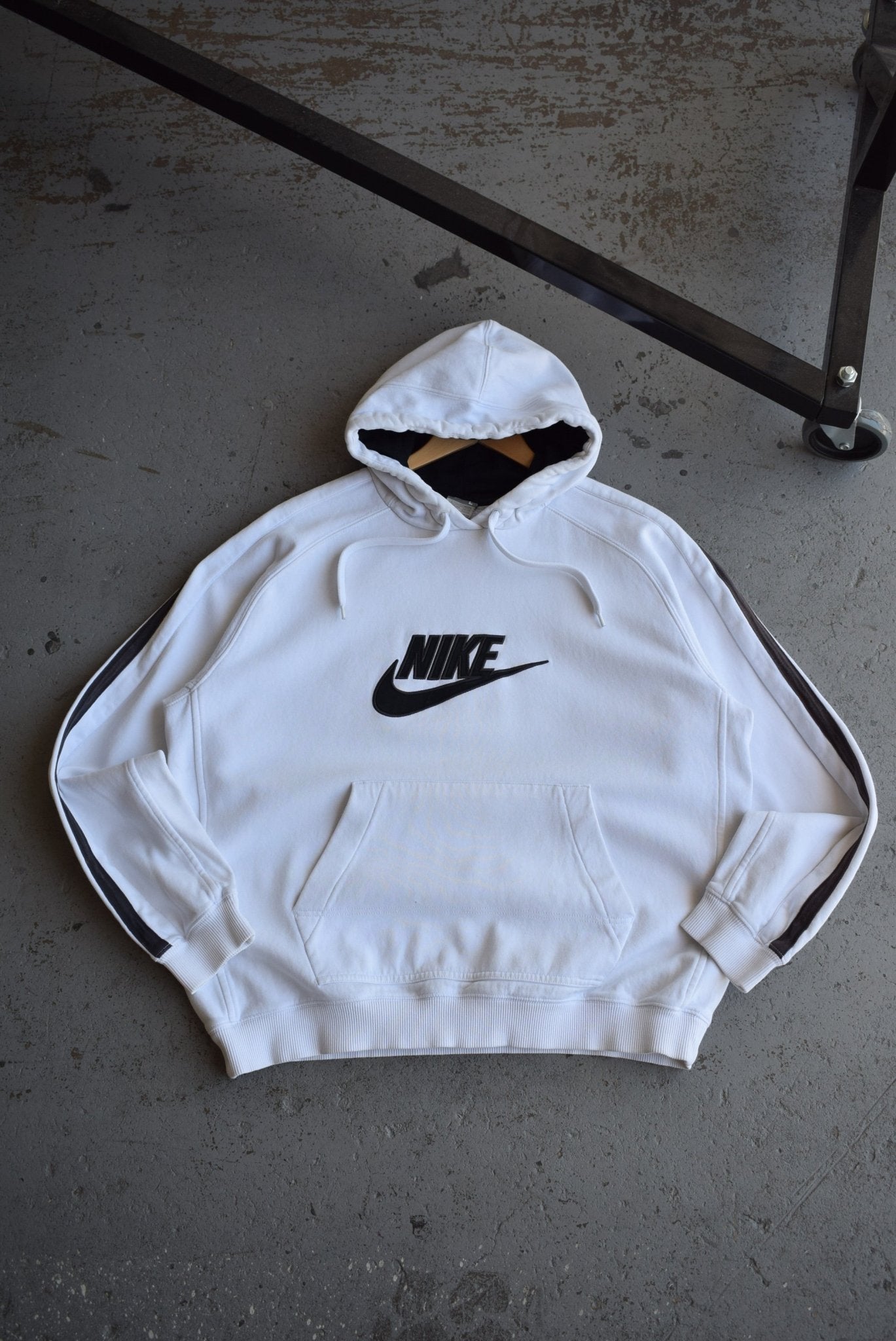 old nike logo hoodie