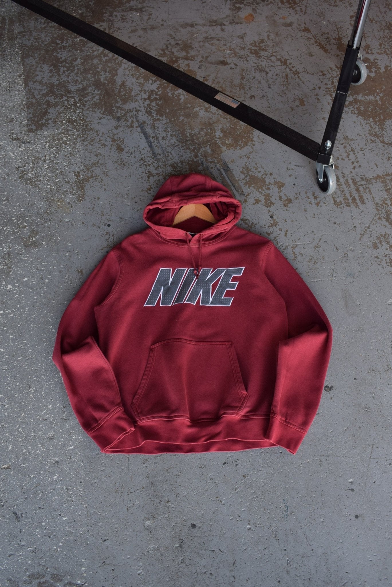 Vintage Nike Embroidered Spellout Hoodie (M) - Retrospective Store