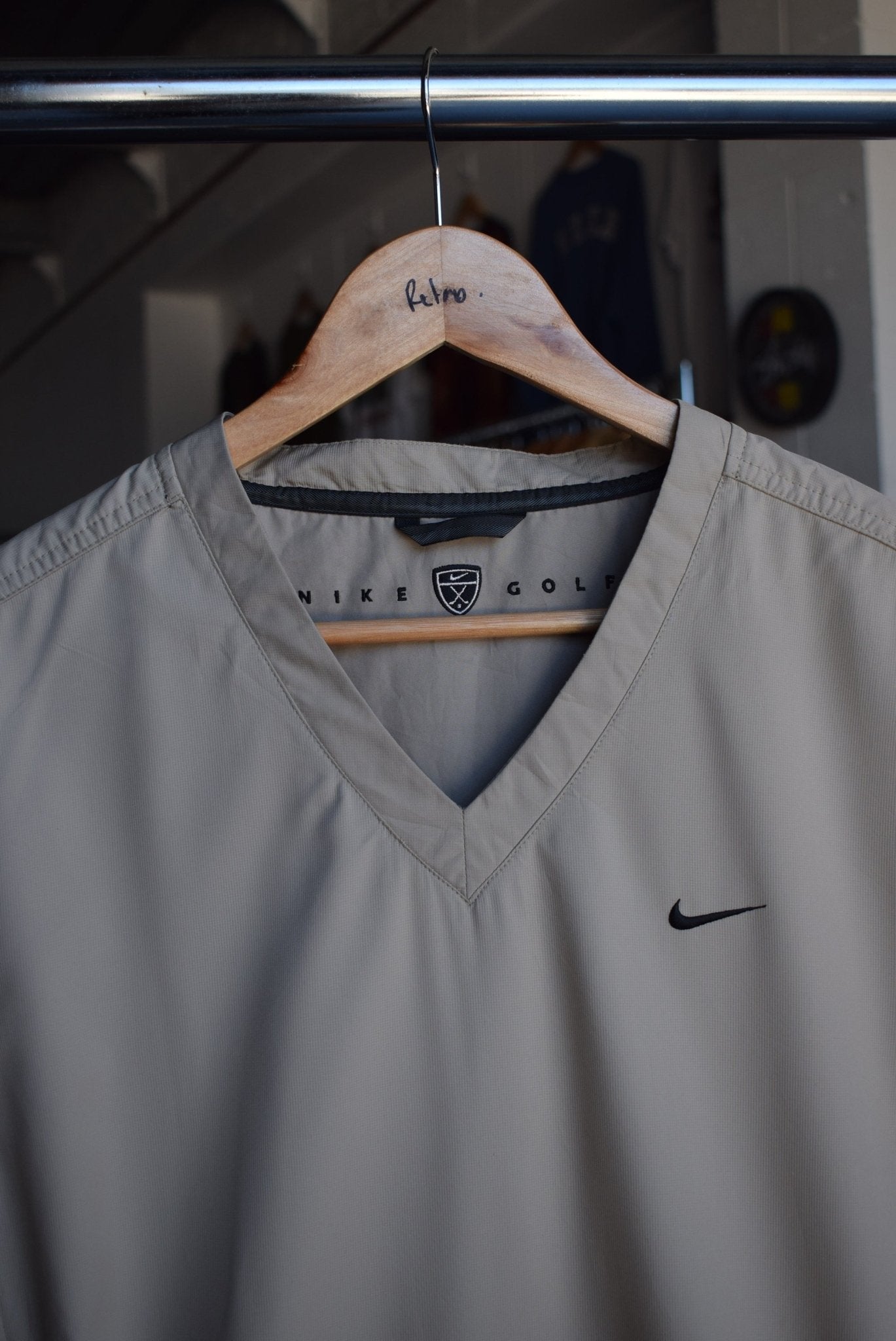 Vintage Nike Golf Classic Logo Embroidered Pullover Jacket (M) - Retrospective Store