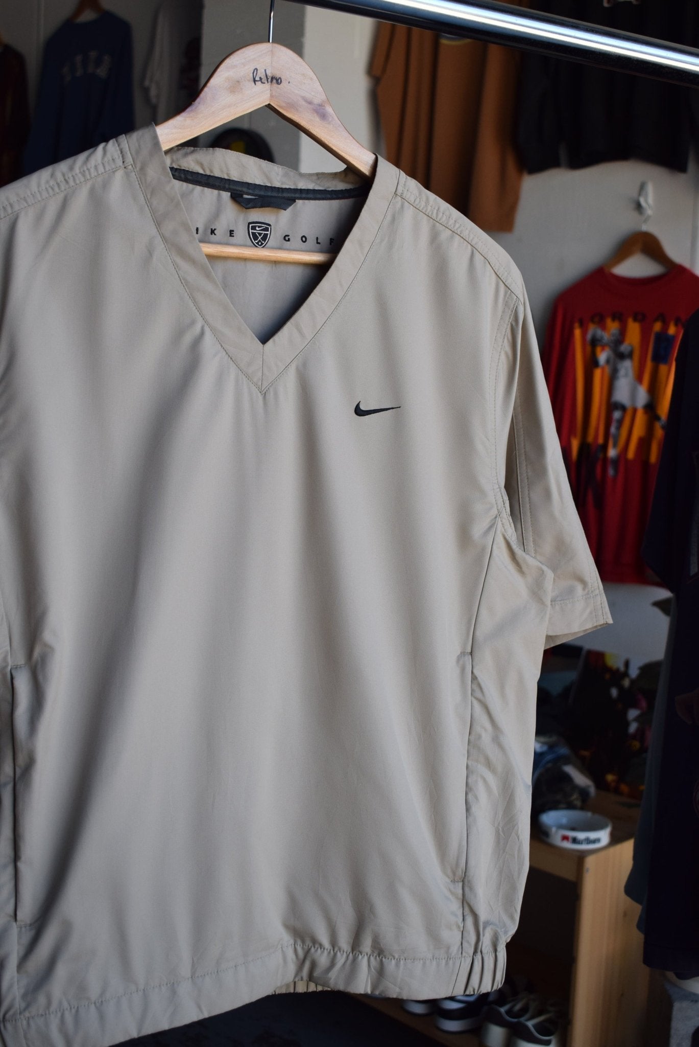 Vintage Nike Golf Classic Logo Embroidered Pullover Jacket (M) - Retrospective Store