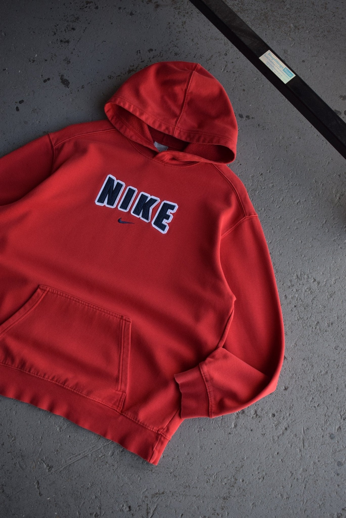 Vintage Nike Spellout Embroidered Hoodie (M) - Retrospective Store