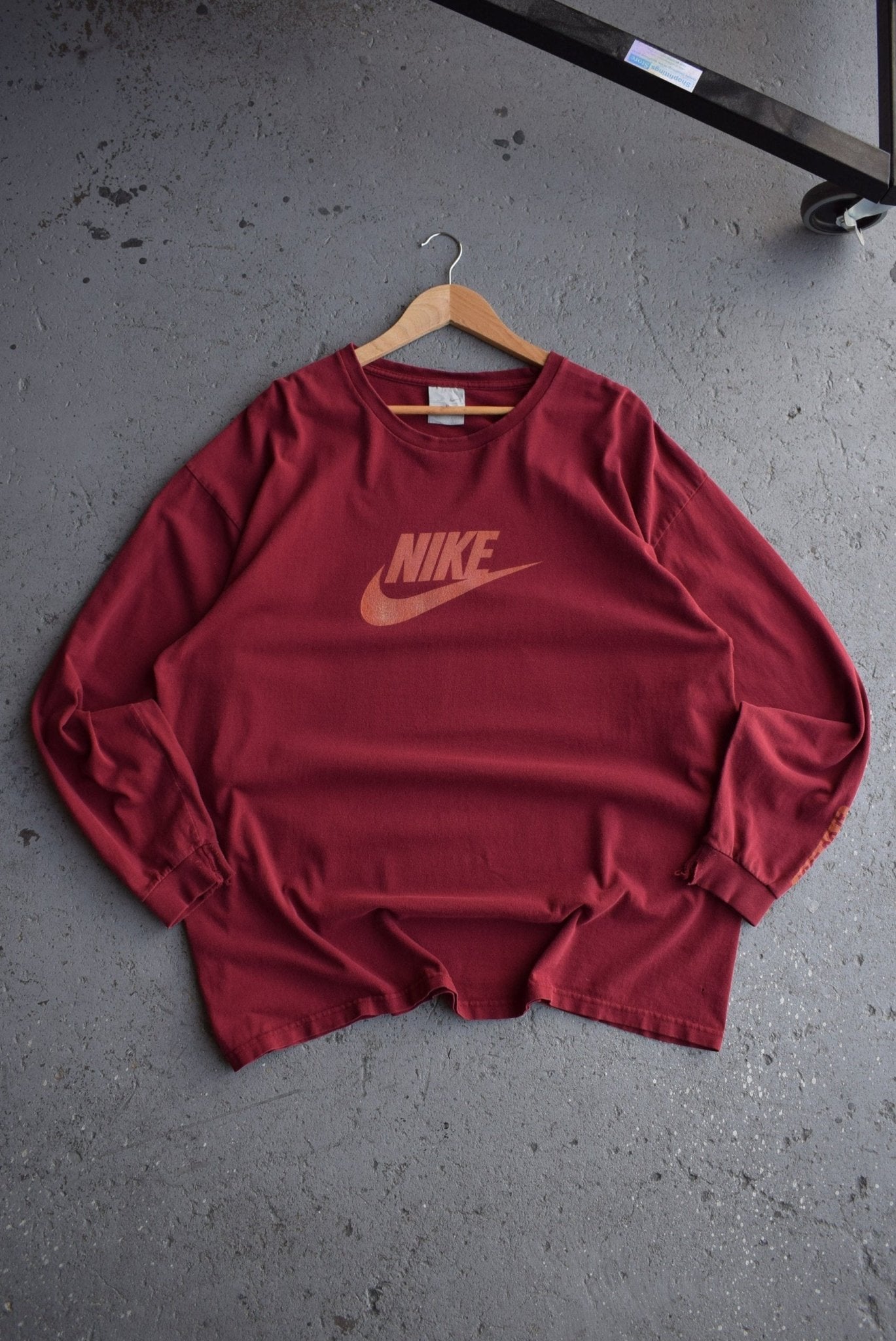 Vintage Nike Spellout Long Sleeve Tee (XL) - Retrospective Store