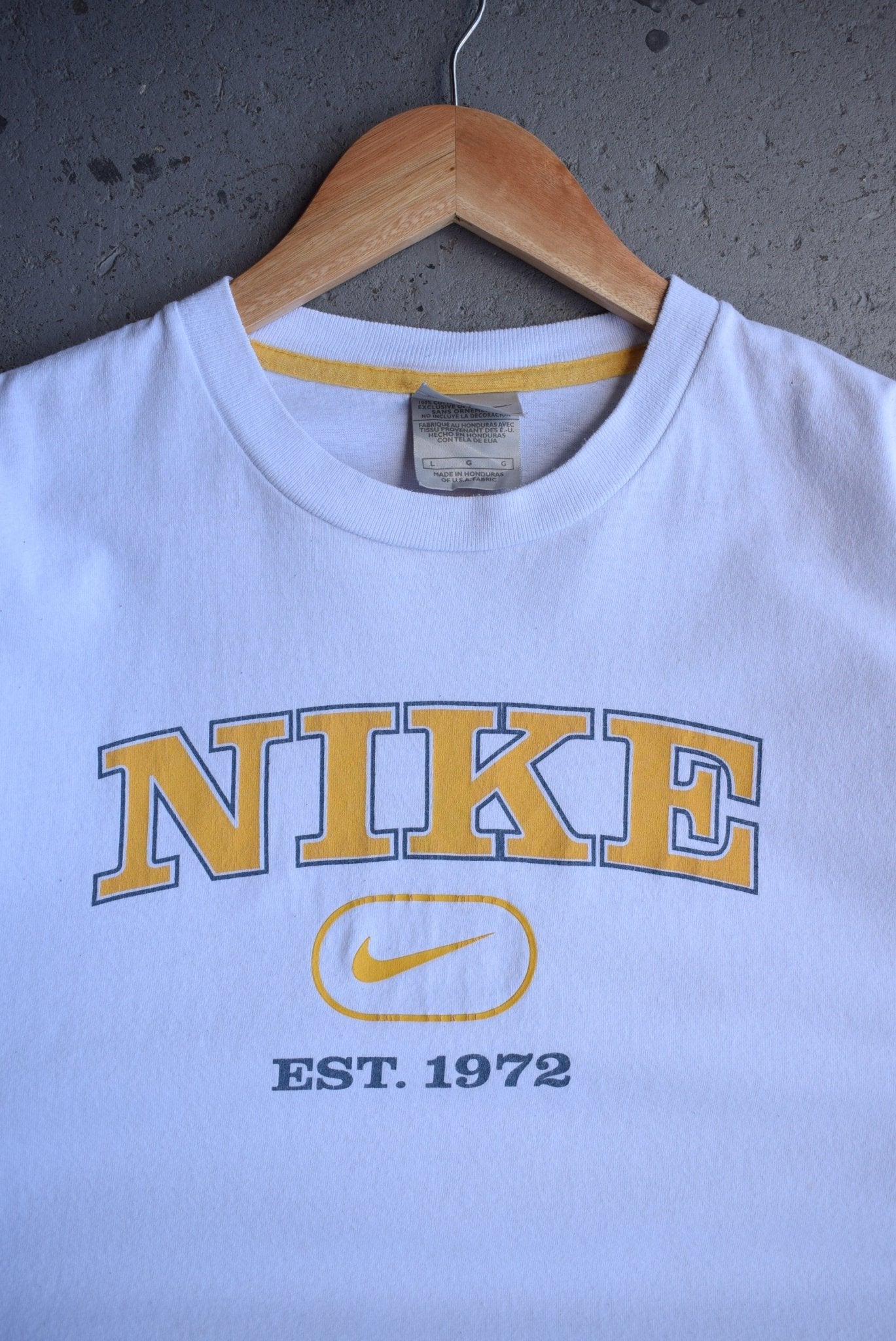Vintage Nike Spellout Tee (L) - Retrospective Store