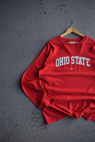 Vintage Nike x Ohio State University Long Sleeve Tee (L/XL) - Retrospective Store
