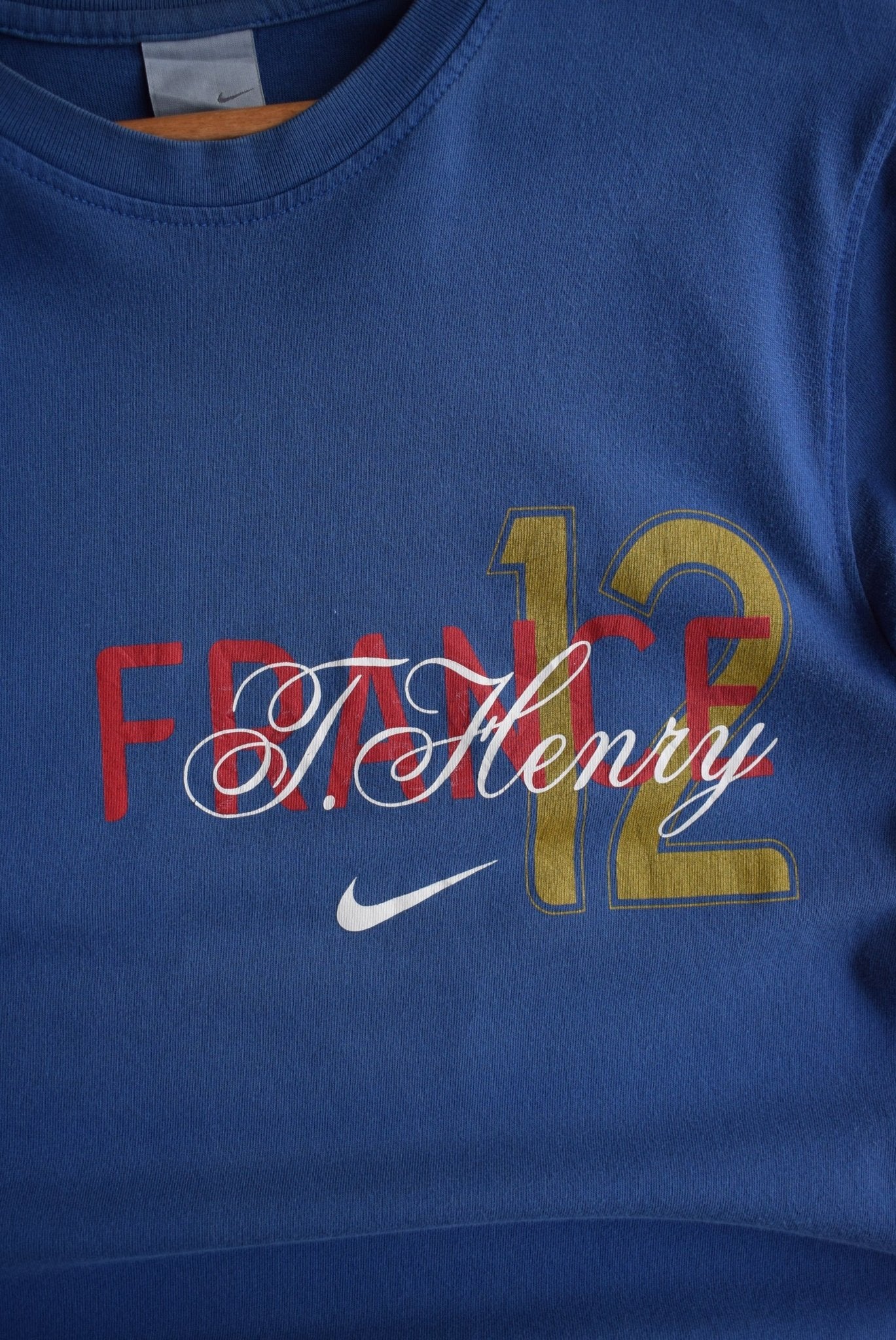 Vintage Nike x Thierry Henry France National Football Team Tee (S) - Retrospective Store