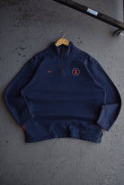 Vintage Nike x University of Illinois Embroidered Quarter Zip (XL) - Retrospective Store