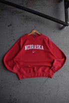 Vintage Nike x University of Nebraska Embroidered Crewneck (XL) - Retrospective Store