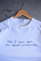 Vintage 'No, I Will Not Fix Your Computer' Tee (XL) - Retrospective Store