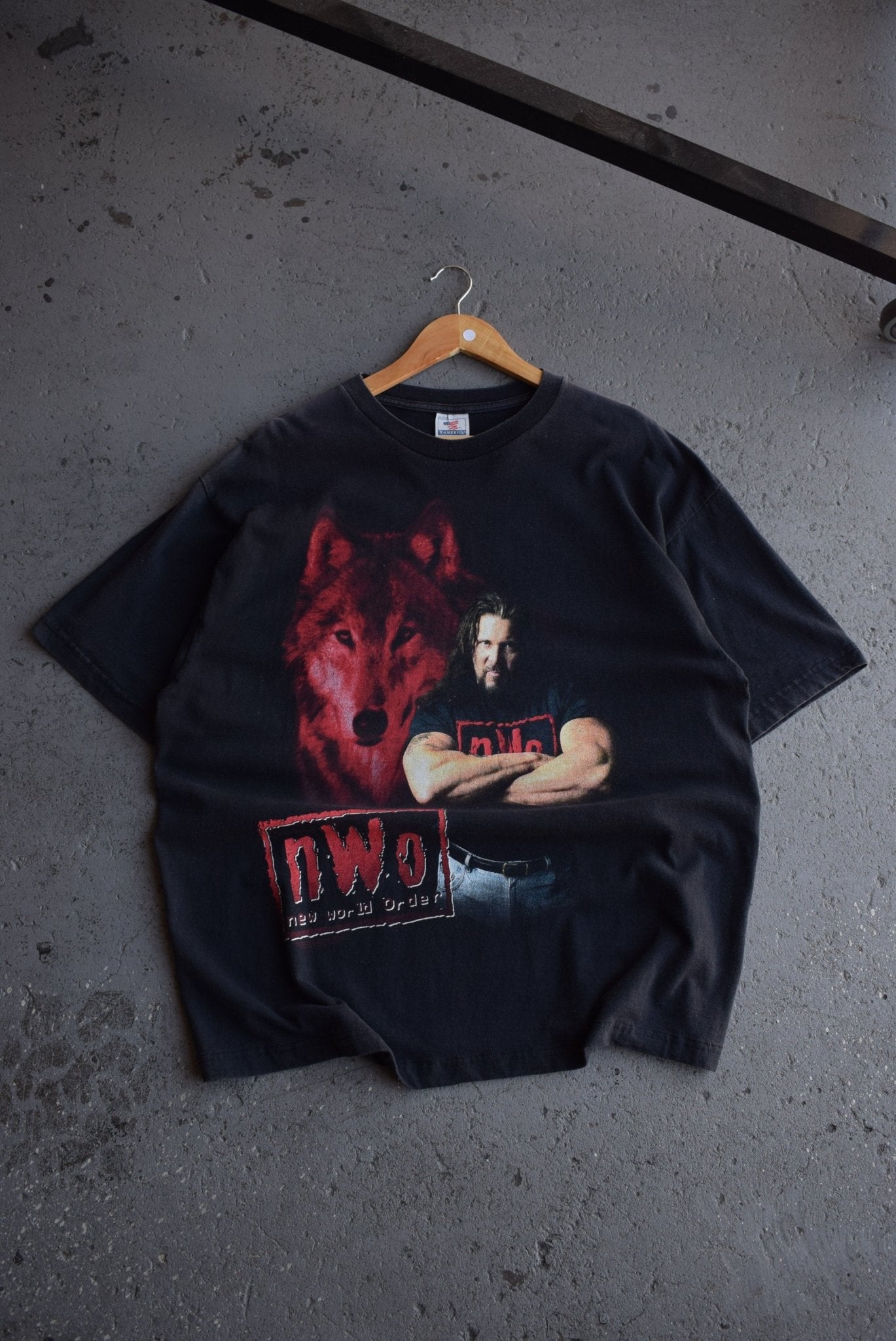 Vintage NWO Kevin Nash Wrestling Tee (XL/XXL) - Retrospective Store