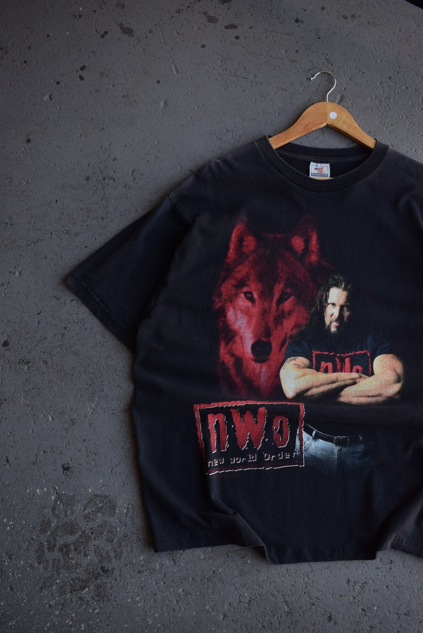 Vintage NWO Kevin Nash Wrestling Tee (XL/XXL) - Retrospective Store