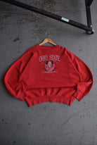 Vintage Ohio State University Embroidered Crewneck (XL) - Retrospective Store