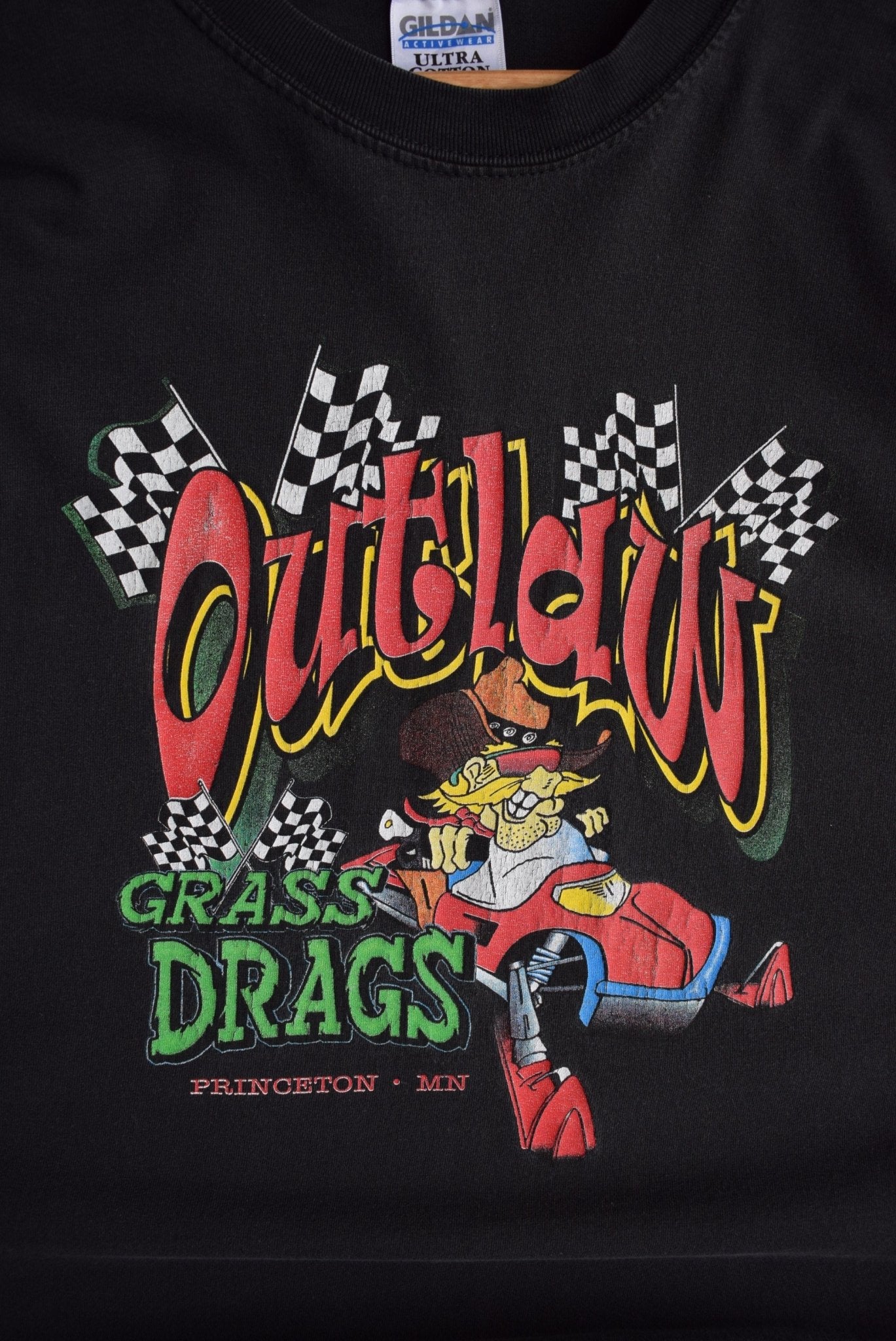 Vintage Outlaw Drag Racing Tee (XL/XXL) - Retrospective Store