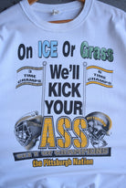 Vintage Pittsburgh Steelers & Penguins City of Champions Tee (XL) - Retrospective Store