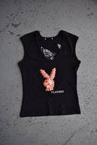 Vintage Playboy Embroidered Tank Top (Women's S) - Retrospective Store