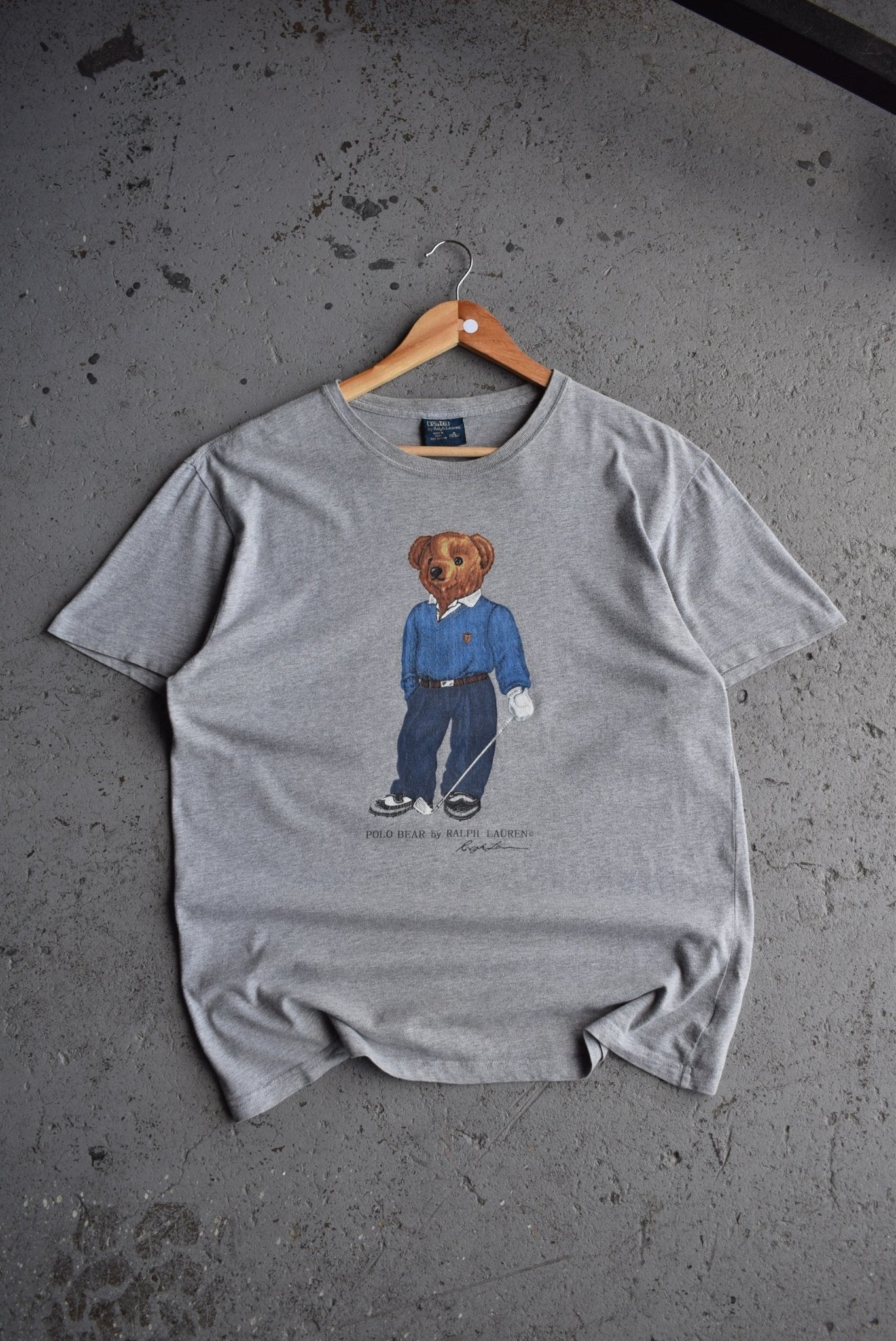 Vintage Polo Bear Golf Ralph Lauren Tee (M/L) - Retrospective Store