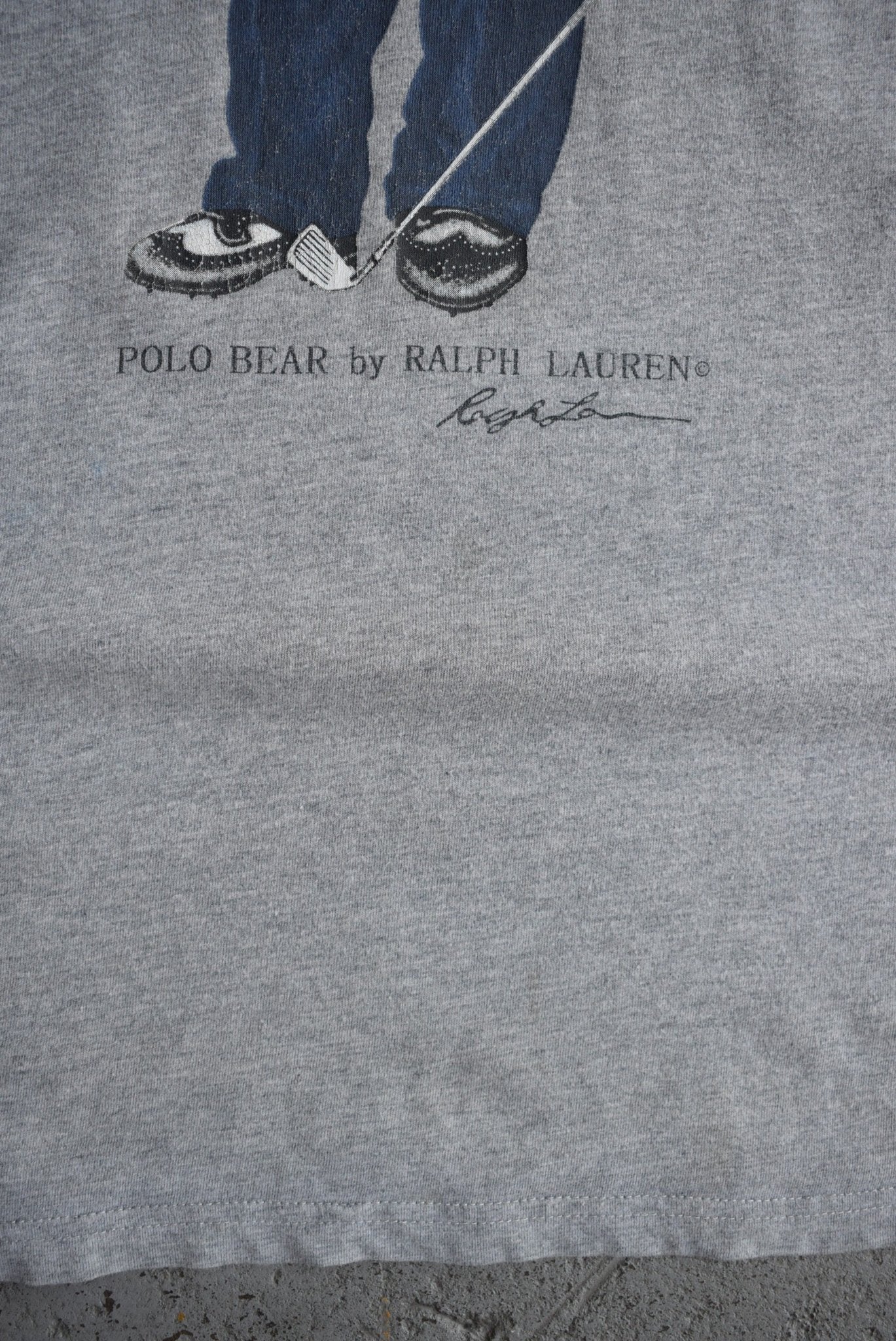 Vintage Polo Bear Golf Ralph Lauren Tee (M/L) - Retrospective Store