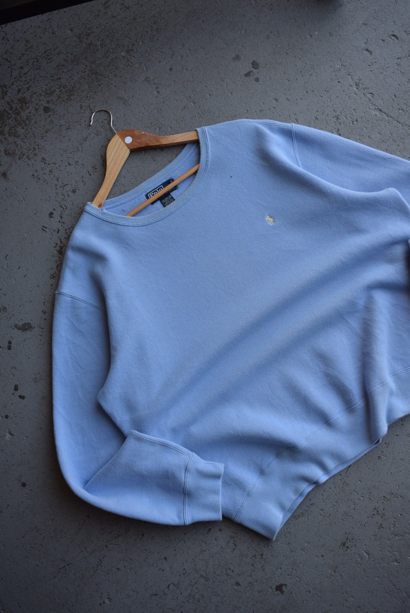 Vintage Polo Ralph Lauren Classic Logo Embroidered Crewneck (XL) - Retrospective Store