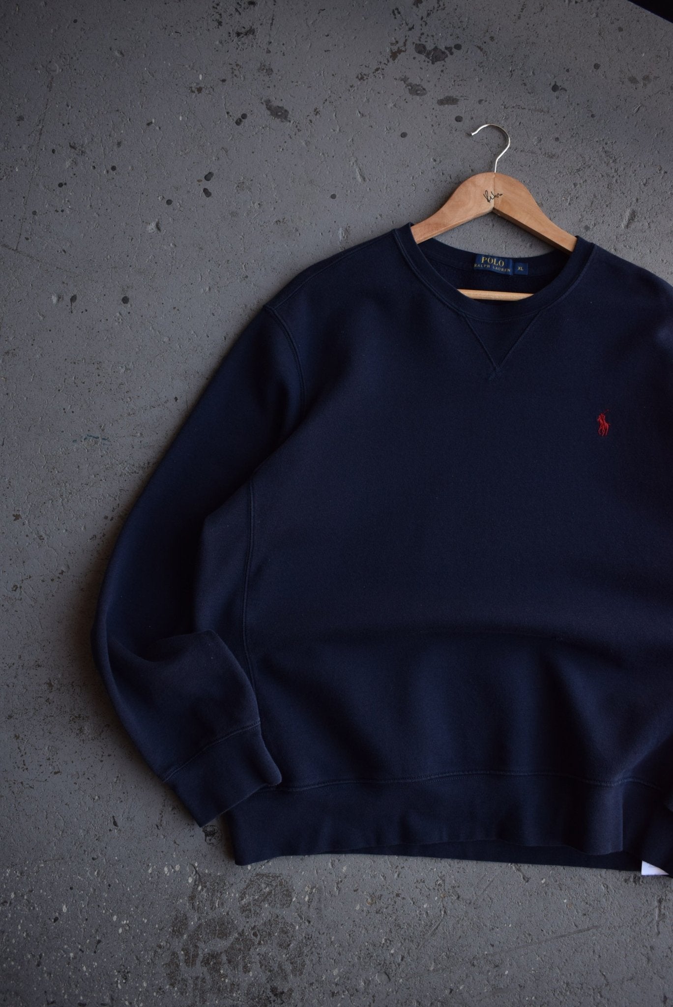 Vintage Polo Ralph Lauren Classic Logo Embroidered Crewneck (XL) - Retrospective Store