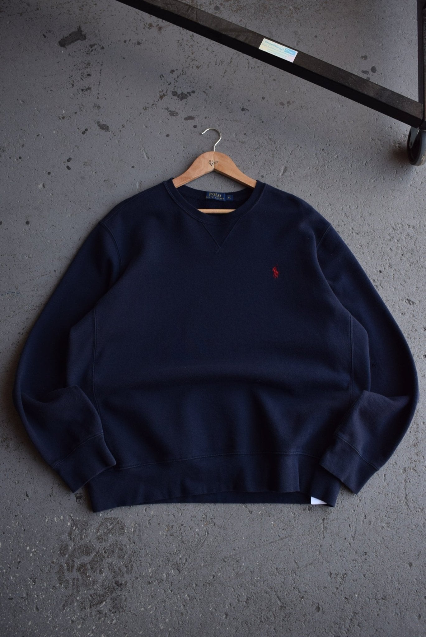 Vintage Polo Ralph Lauren Classic Logo Embroidered Crewneck (XL) - Retrospective Store