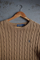 Vintage Polo Ralph Lauren Classic Logo Embroidered Knitted Sweater (M) - Retrospective Store