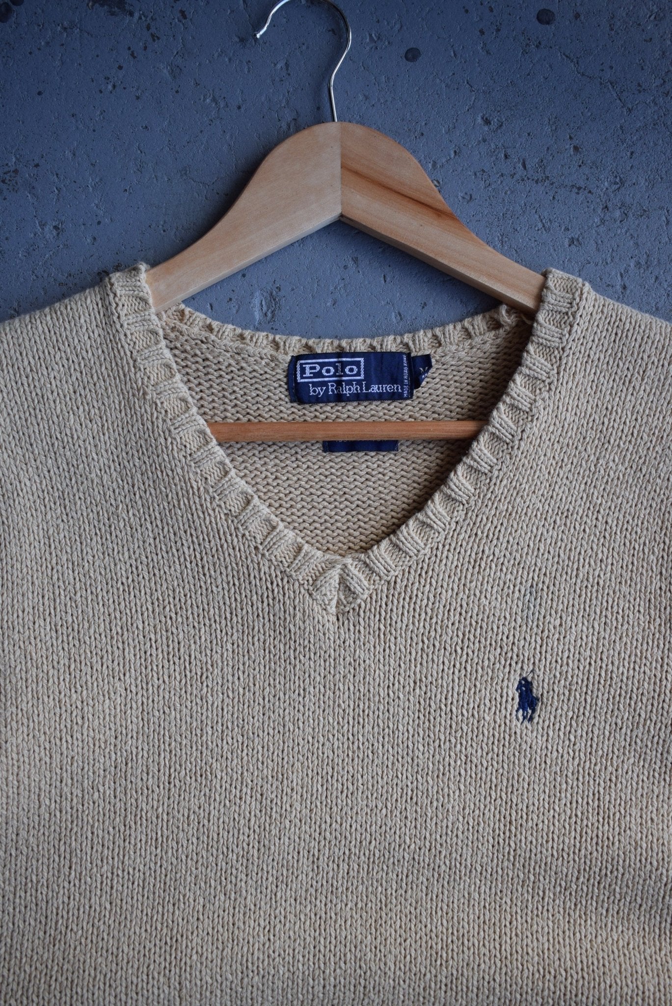 Vintage Polo Ralph Lauren Classic Logo Embroidered Knitted Vest (M) - Retrospective Store