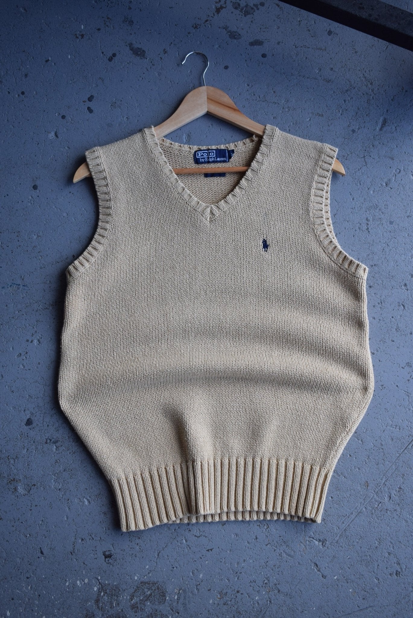 Vintage Polo Ralph Lauren Classic Logo Embroidered Knitted Vest (M) - Retrospective Store