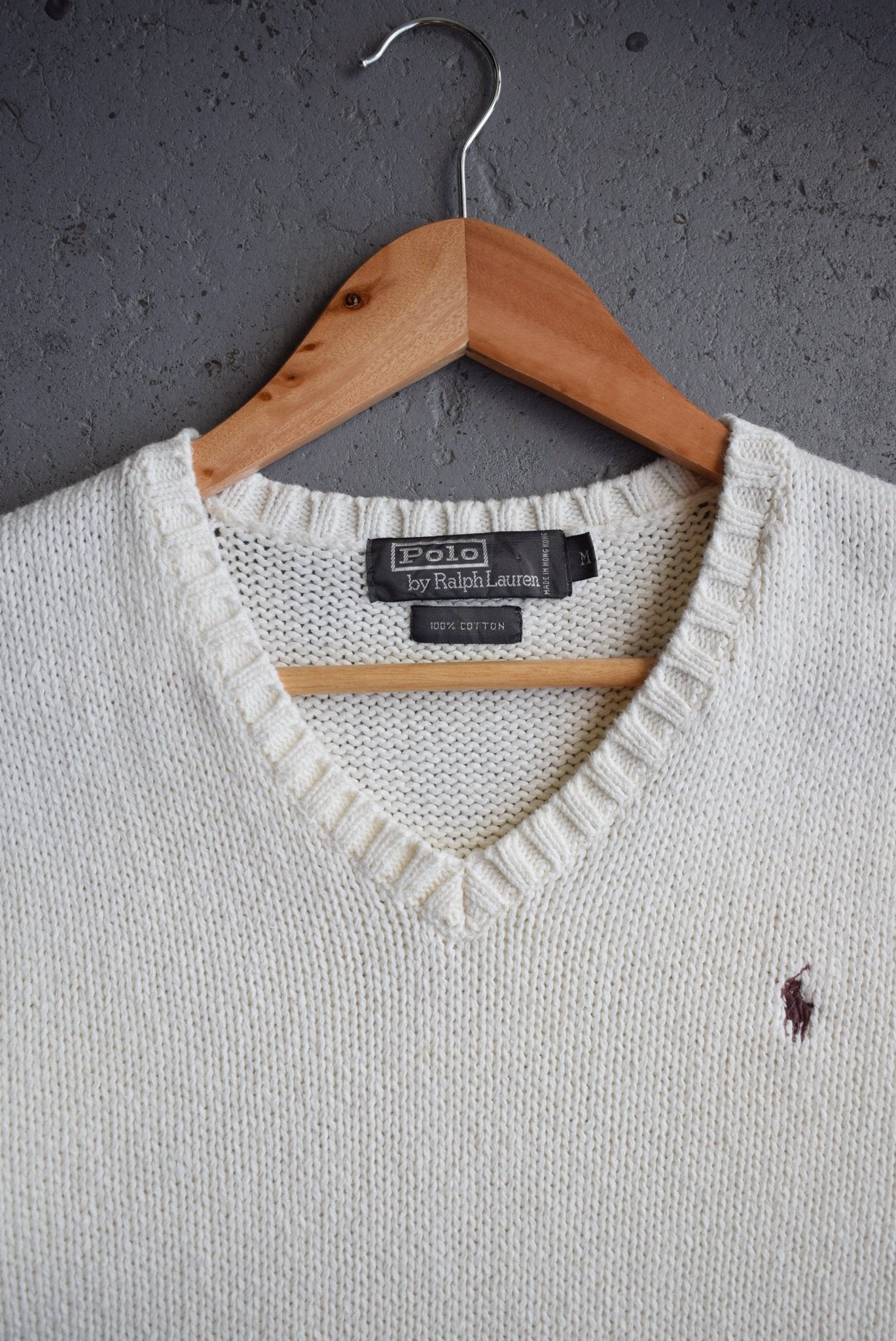 Vintage Polo Ralph Lauren Classic Logo Embroidered Knitted Vest (M) - Retrospective Store