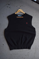 Vintage Polo Ralph Lauren Classic Logo Embroidered Knitted Vest (M/L) - Retrospective Store