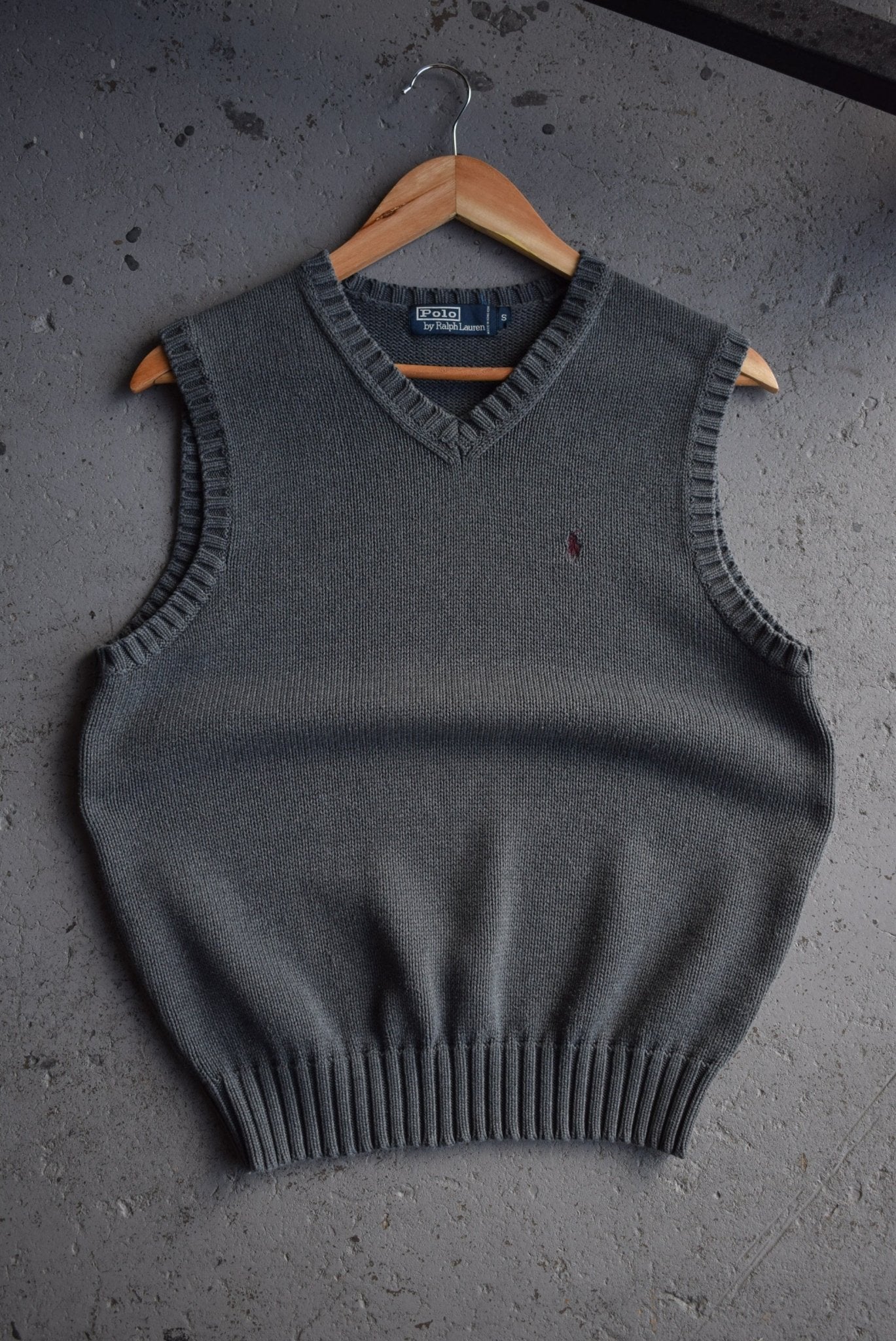 Vintage Polo Ralph Lauren Classic Logo Embroidered Knitted Vest (S) - Retrospective Store