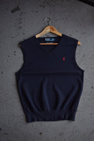 Vintage Polo Ralph Lauren Classic Logo Embroidered Knitted Vest (S/M) - Retrospective Store