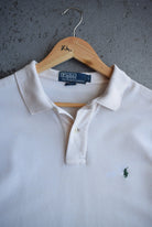 Vintage Polo Ralph Lauren Classic Logo Embroidered Long Sleeve Polo (XL) - Retrospective Store