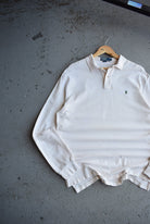 Vintage Polo Ralph Lauren Classic Logo Embroidered Long Sleeve Polo (XL) - Retrospective Store