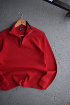 Vintage Polo Ralph Lauren Classic Logo Embroidered Quarter Zip (S) - Retrospective Store