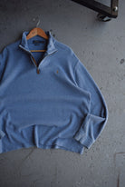 Vintage Polo Ralph Lauren Classic Logo Embroidered Quarter Zip (XL) - Retrospective Store