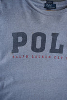 Vintage Polo Ralph Lauren Spellout Long Sleeve Tee (M) - Retrospective Store