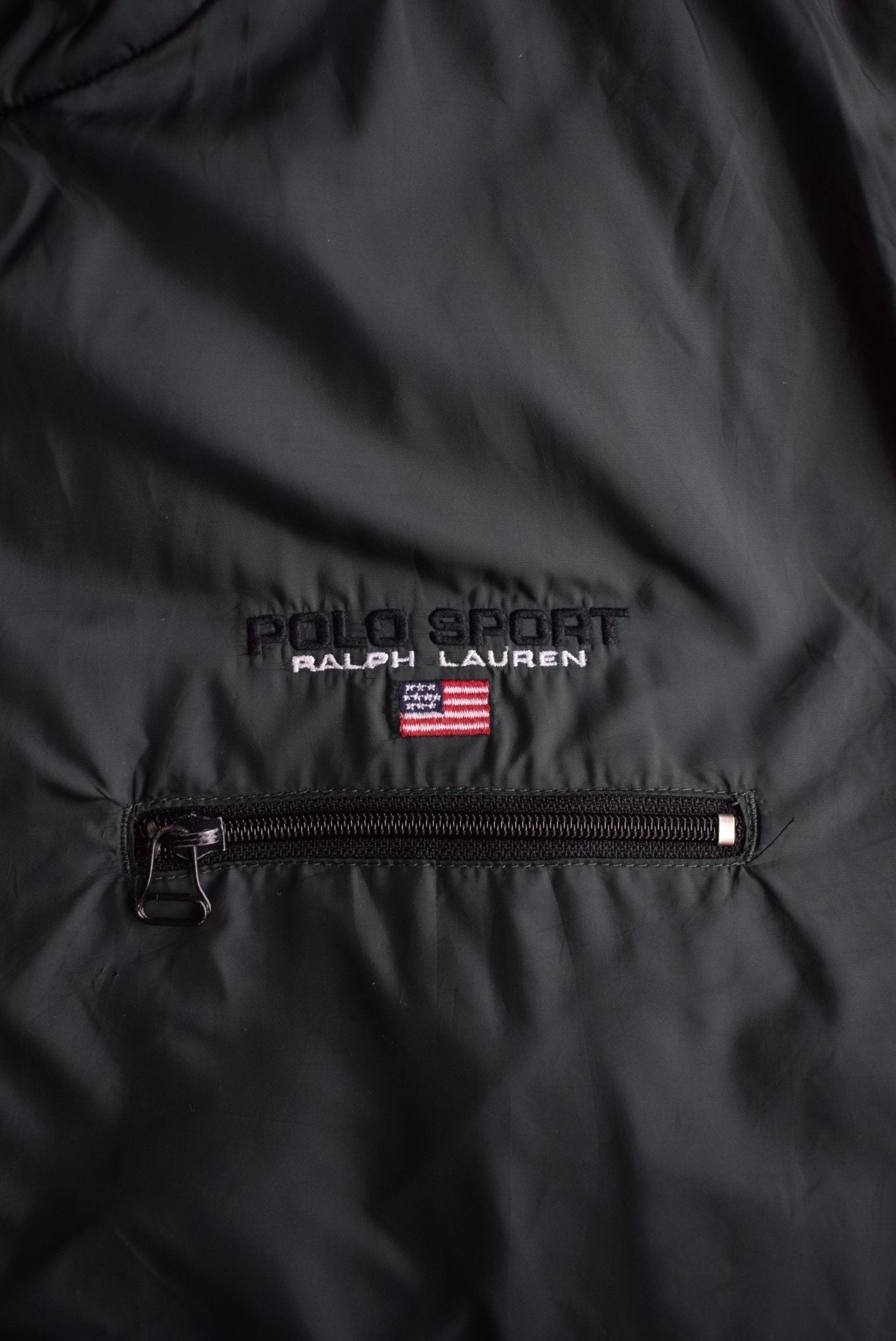 Vintage Polo Sport Ralph Lauren Embroidered Puffer Jacket (L/XL) - Retrospective Store
