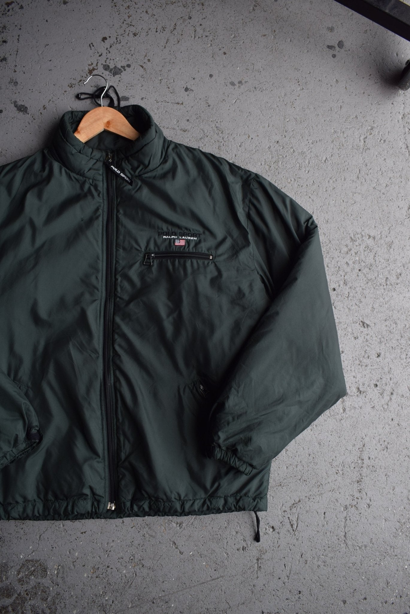 Vintage Polo Sport Ralph Lauren Embroidered Puffer Jacket (L/XL) - Retrospective Store